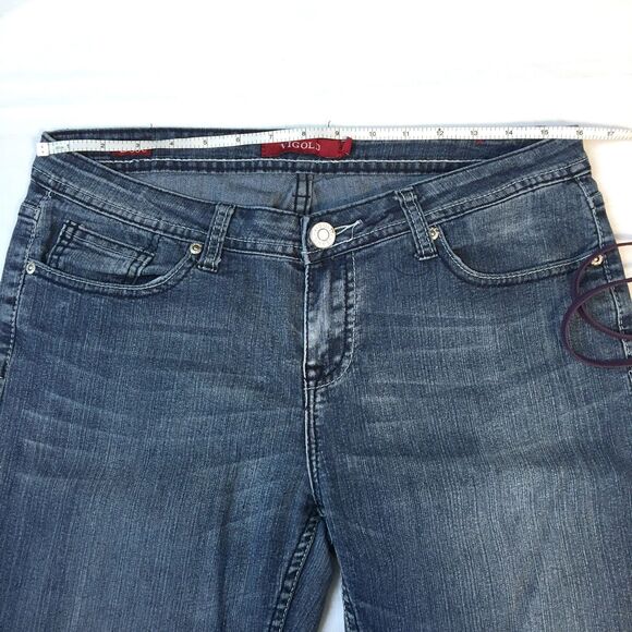 VIGOLD Low-Rise MEDIUM-Wash Bootcut Women's Jeans, Size 9 - Picture 9 of 9